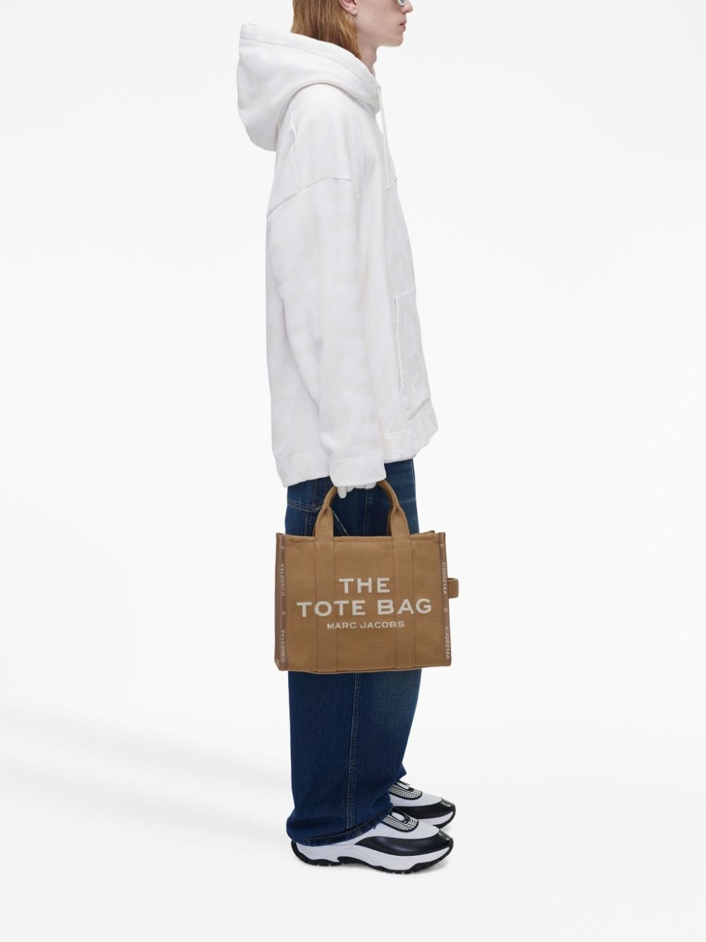 TOTE THE MEDIUM CAMEL LOGO BEIGE