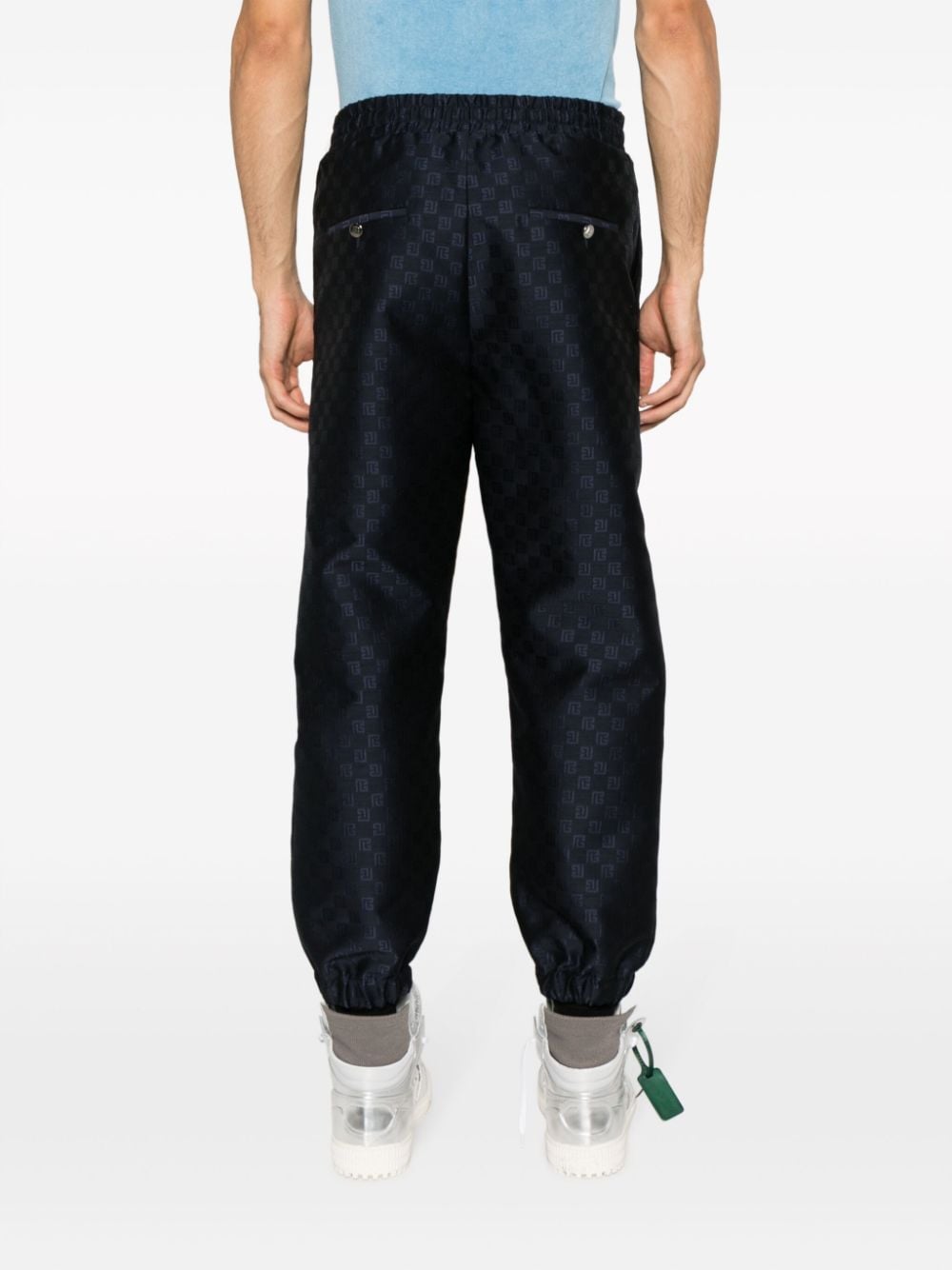 PANTALON SPORT TRACK MARINO MONOGRAMA