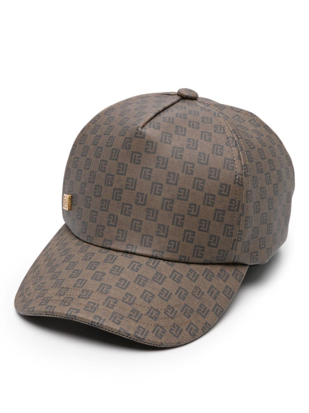 GORRA CANVAS CAMEL MONOGRAMA NEGRO