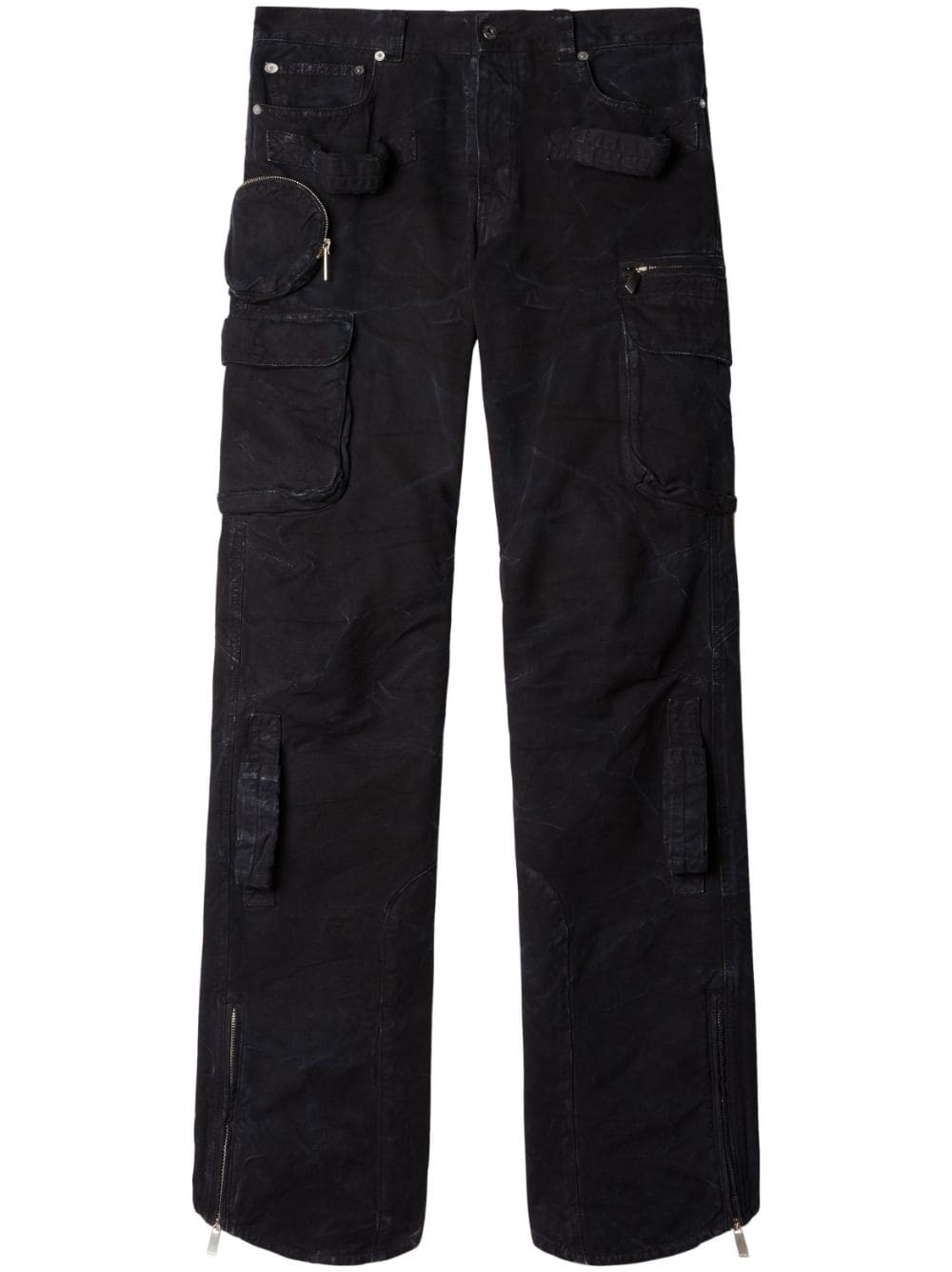 PANTALON CARGO CANVAS NEGRO