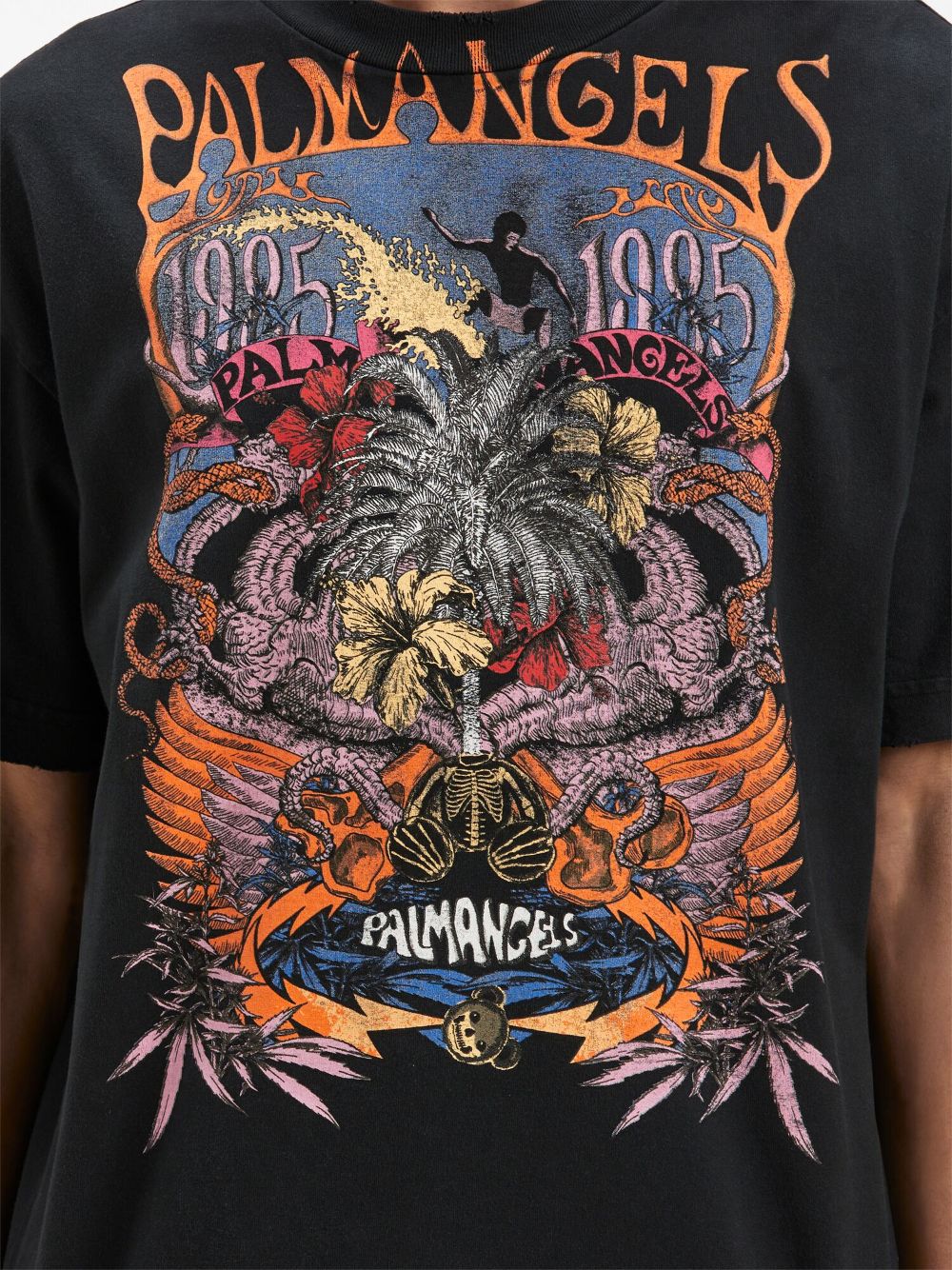 CAMISETA NEGRA PALM CONCERT 1985