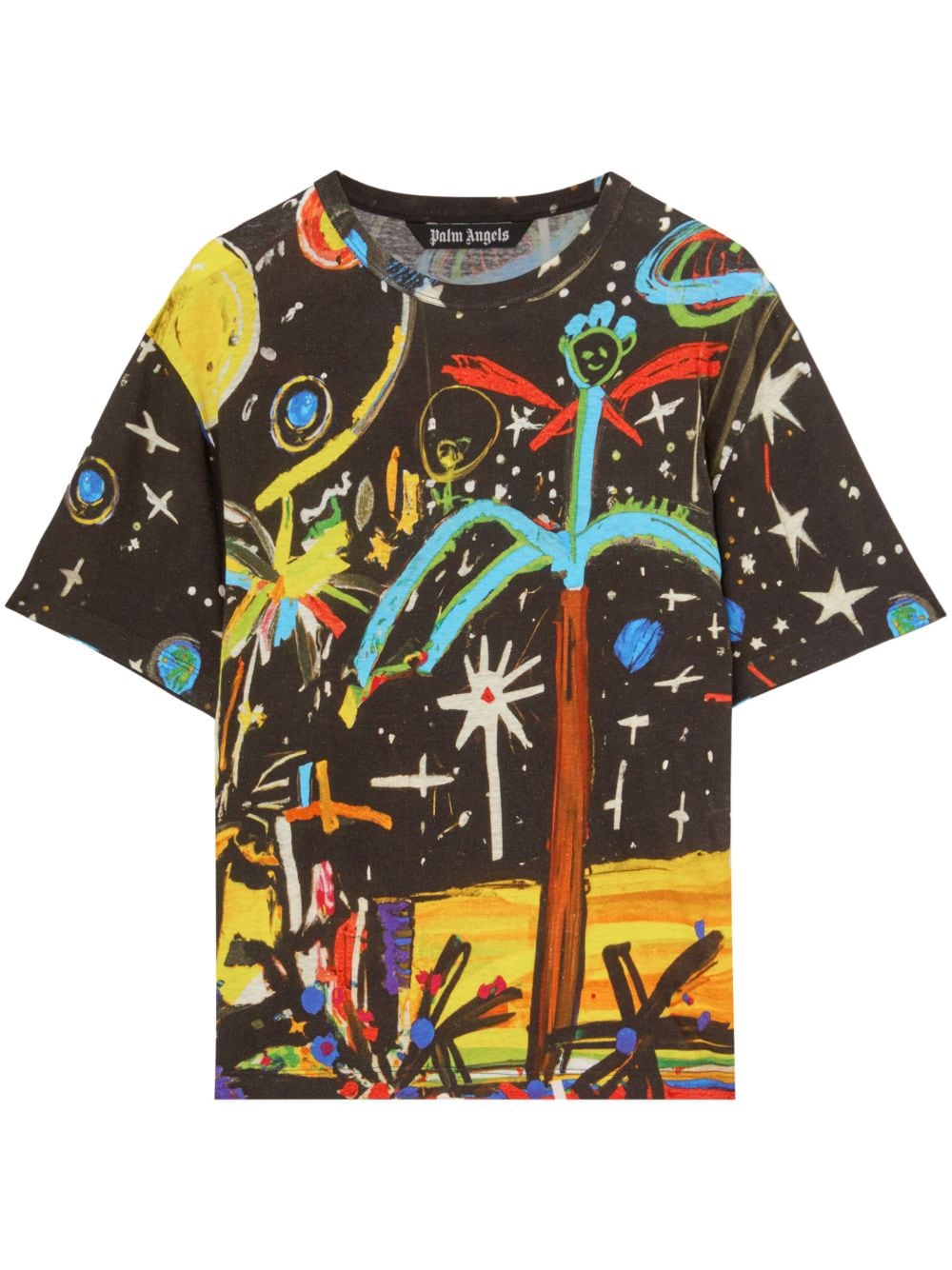 CAMISETA MC STARRY NIGHT NEGRA MULTI