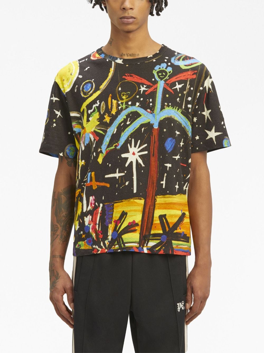 CAMISETA MC STARRY NIGHT NEGRA MULTI