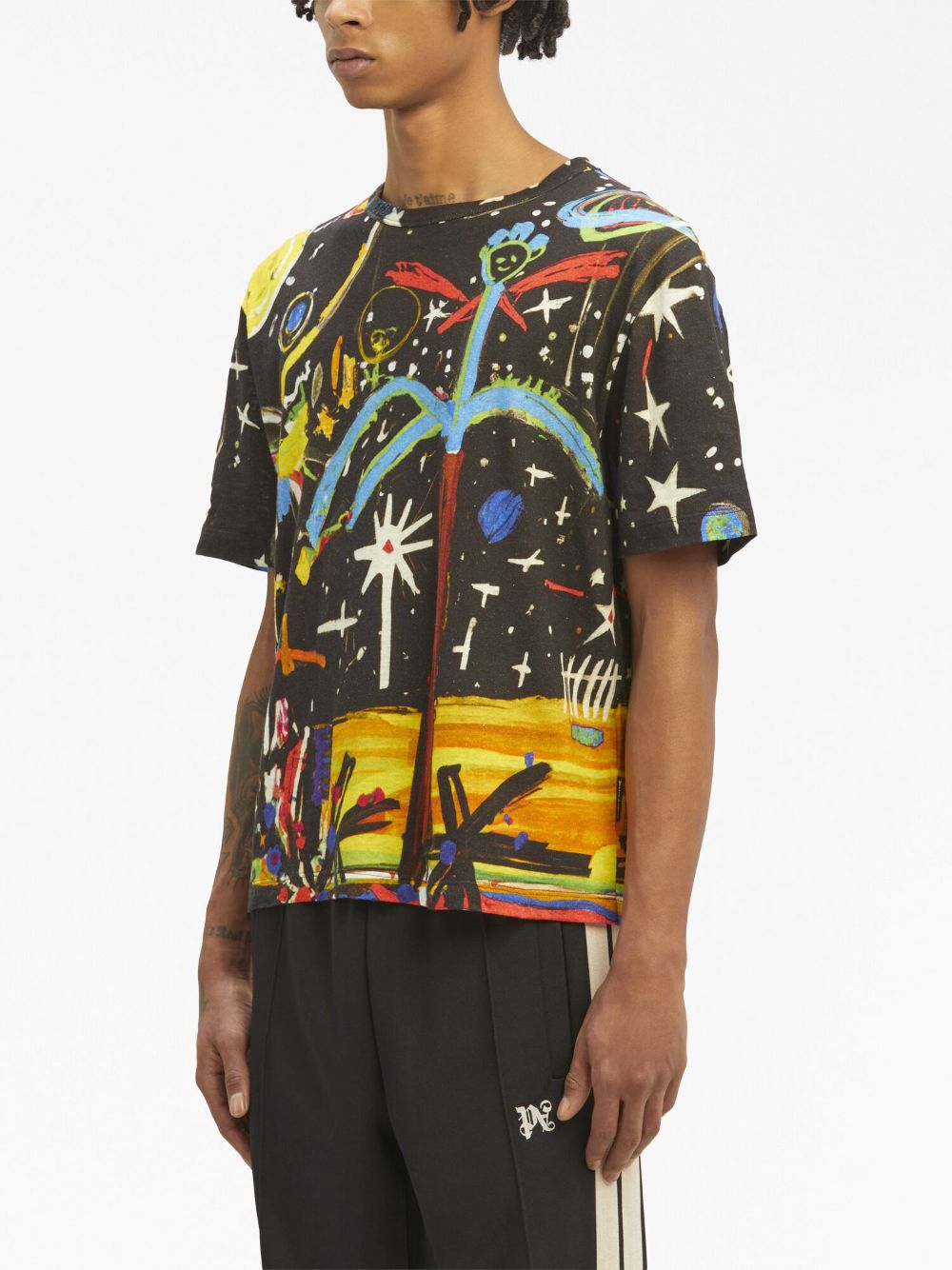 CAMISETA MC STARRY NIGHT NEGRA MULTI