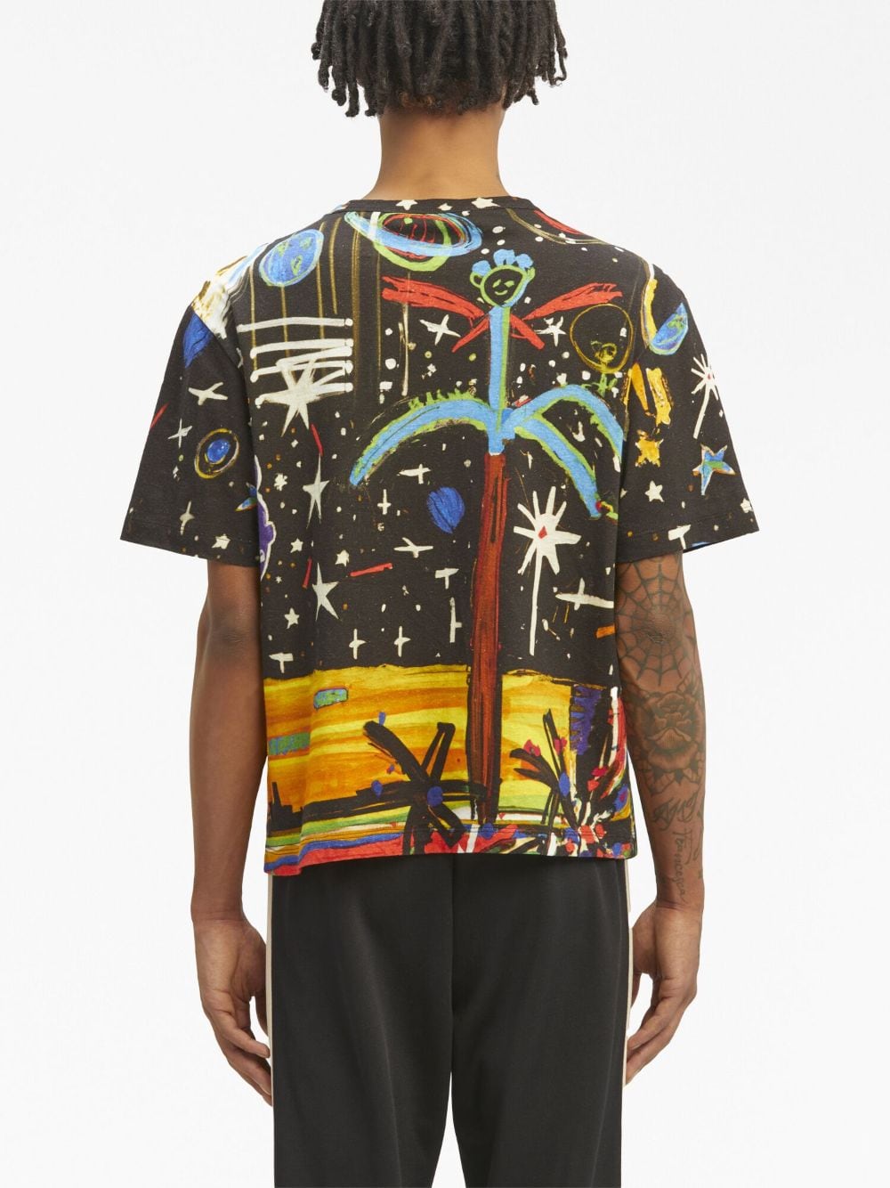 CAMISETA MC STARRY NIGHT NEGRA MULTI