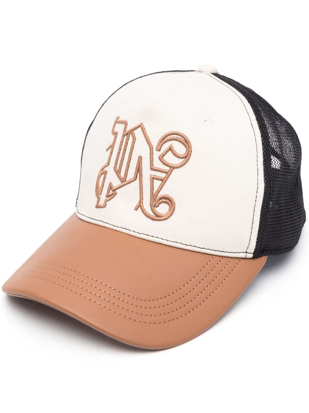 GORRA TRUCKER BEIGE RED NEGRA