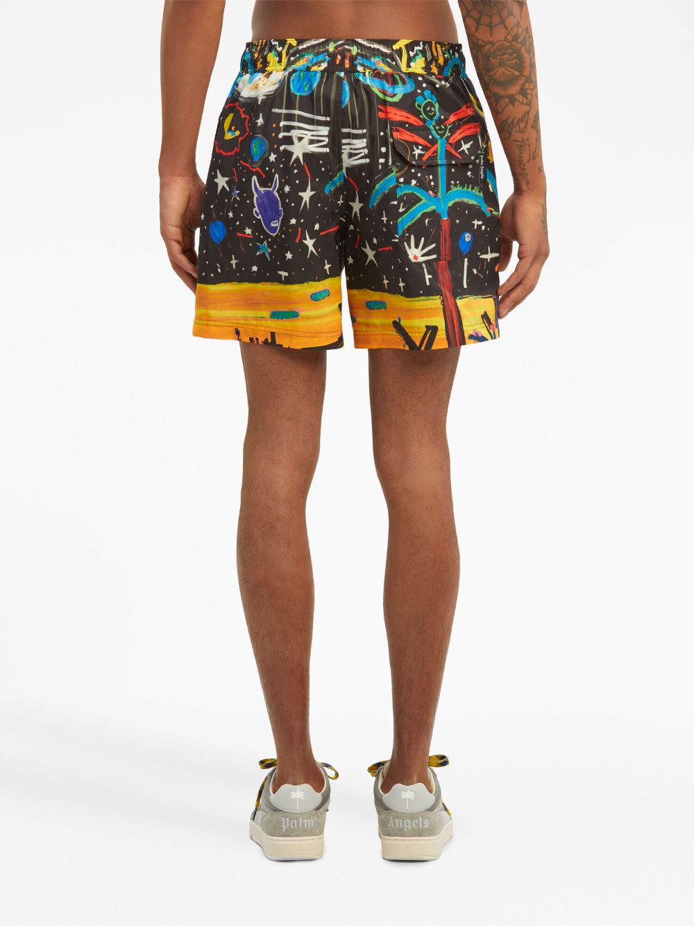 SWIMBOXER STARRY NIGHT NEGRO DIBUJO MULT