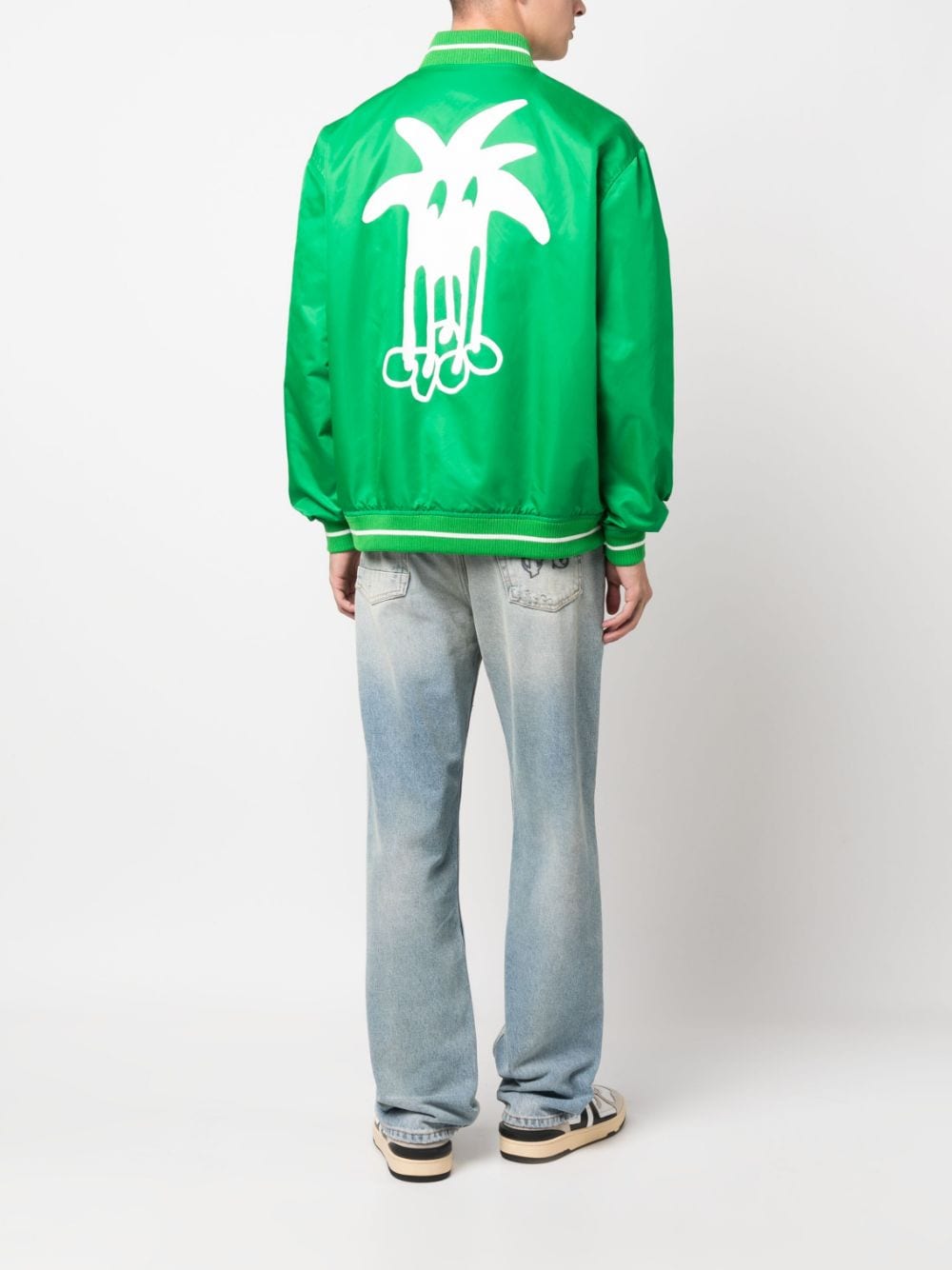 BOMBER DOUBY LIGHT VARSITY VERDE BLANCO