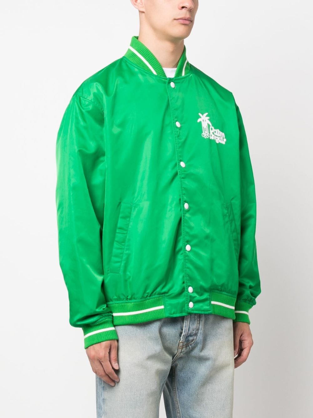 BOMBER DOUBY LIGHT VARSITY VERDE BLANCO