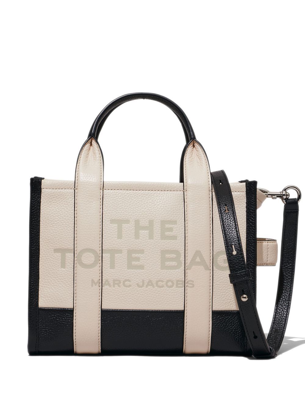 TOTE THE SMALL PIEL BEIGE LOGO