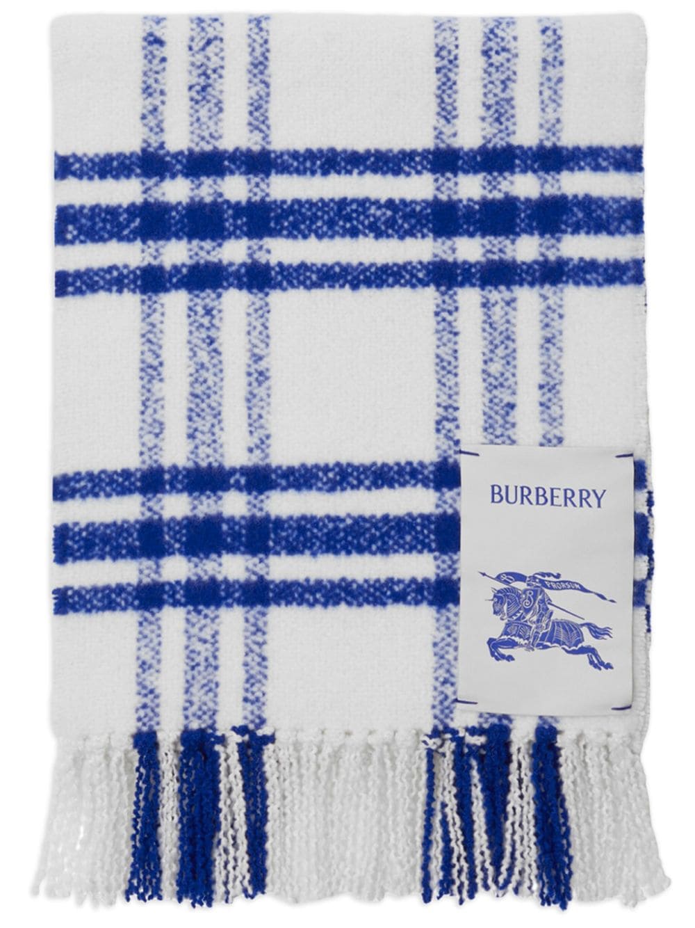 FOULARD TRI BAR AZUL NATURAL CUADROS