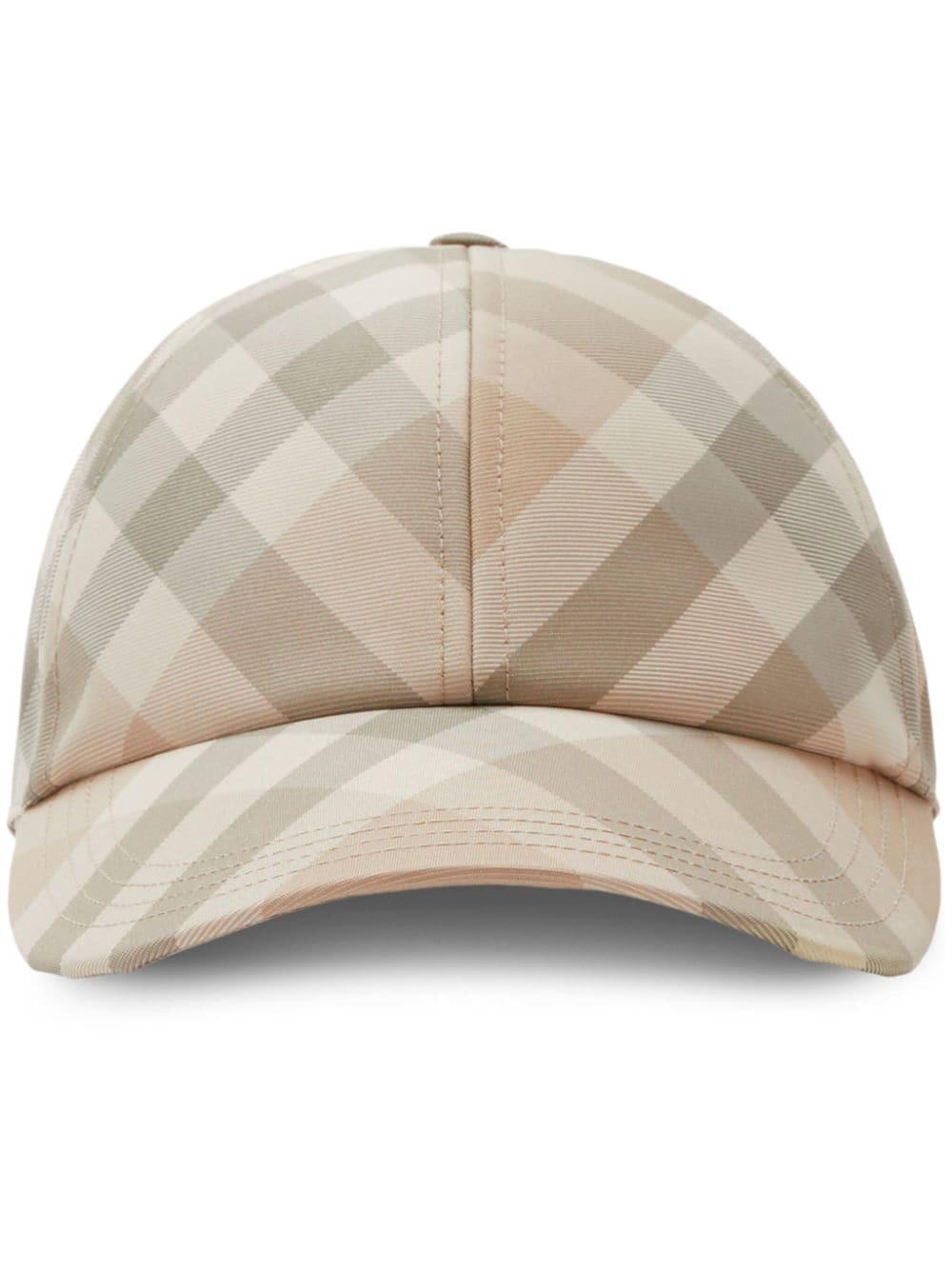 GORRA BIAS BEIGE CUADROS