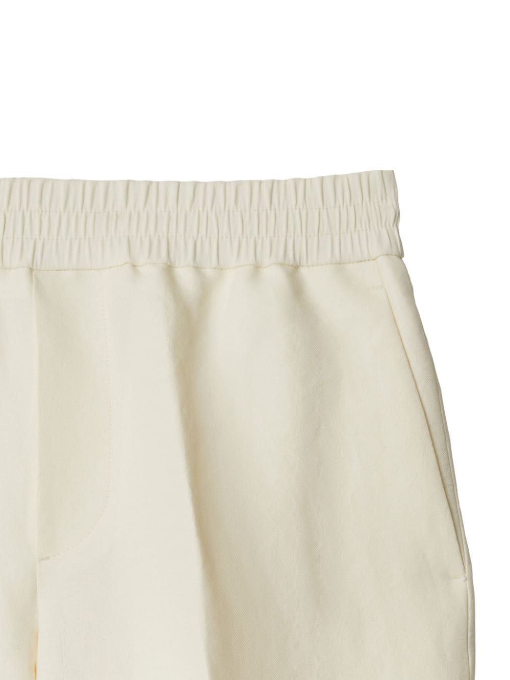 PANTALON LAR LINO BEIGE CINTURA FRUNCIDA