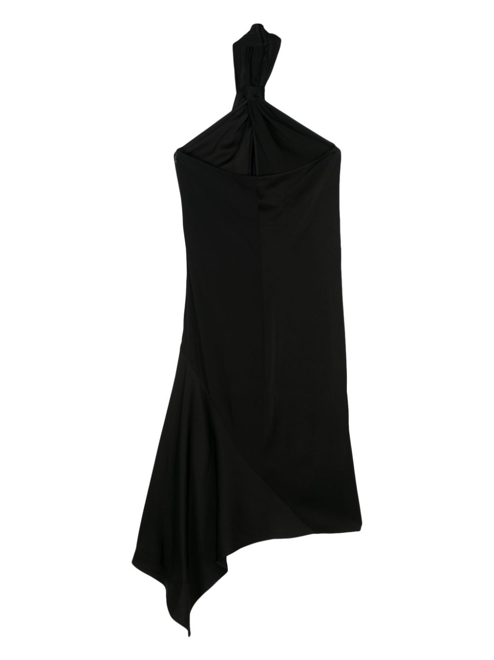 VESTIDO SM NEGRO NUDO CUELLO