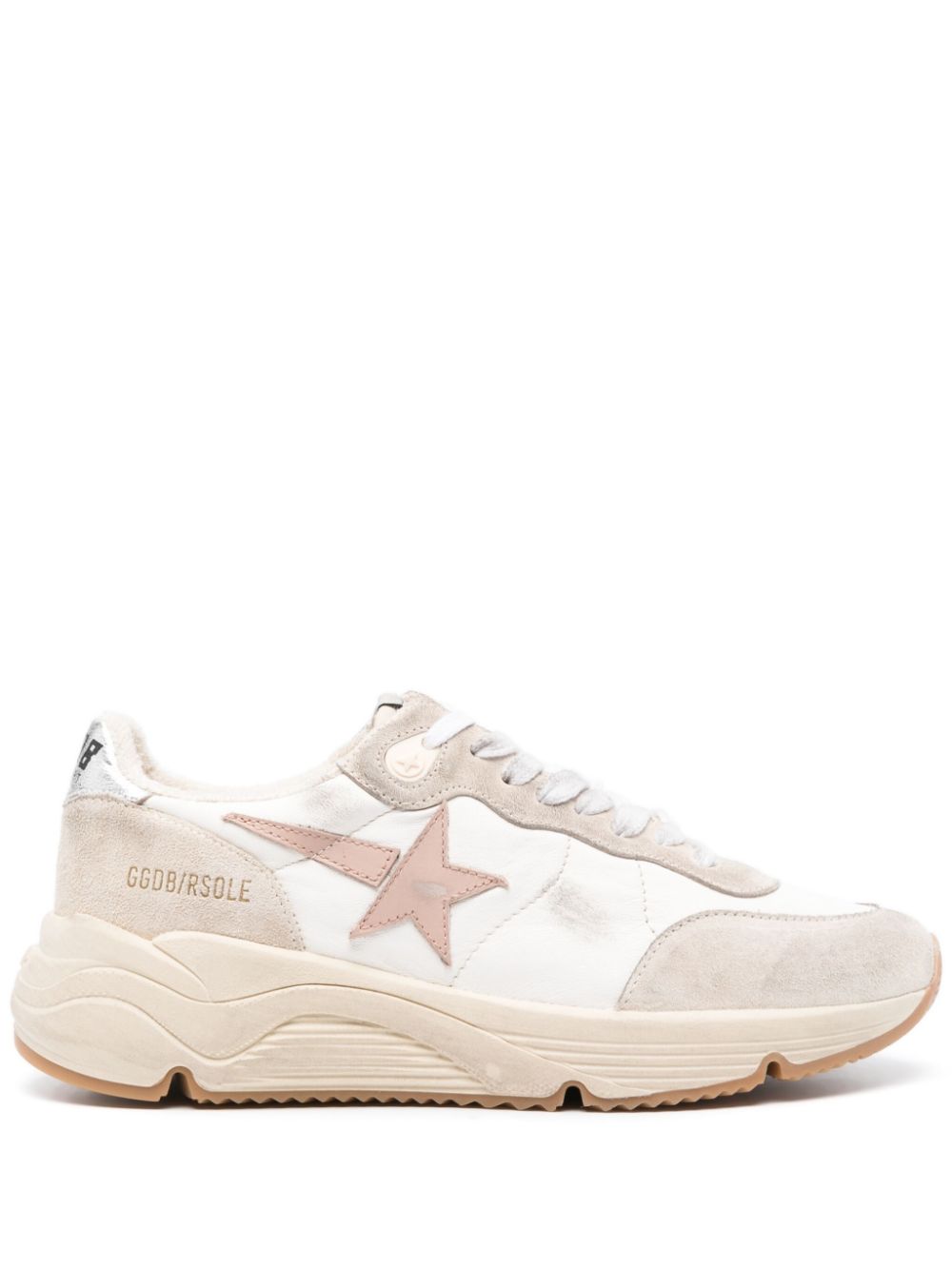 SNEAKER RUNNING BLANCO BEIGE NUDE