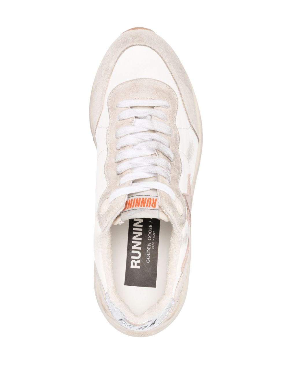 SNEAKER RUNNING BLANCO BEIGE NUDE