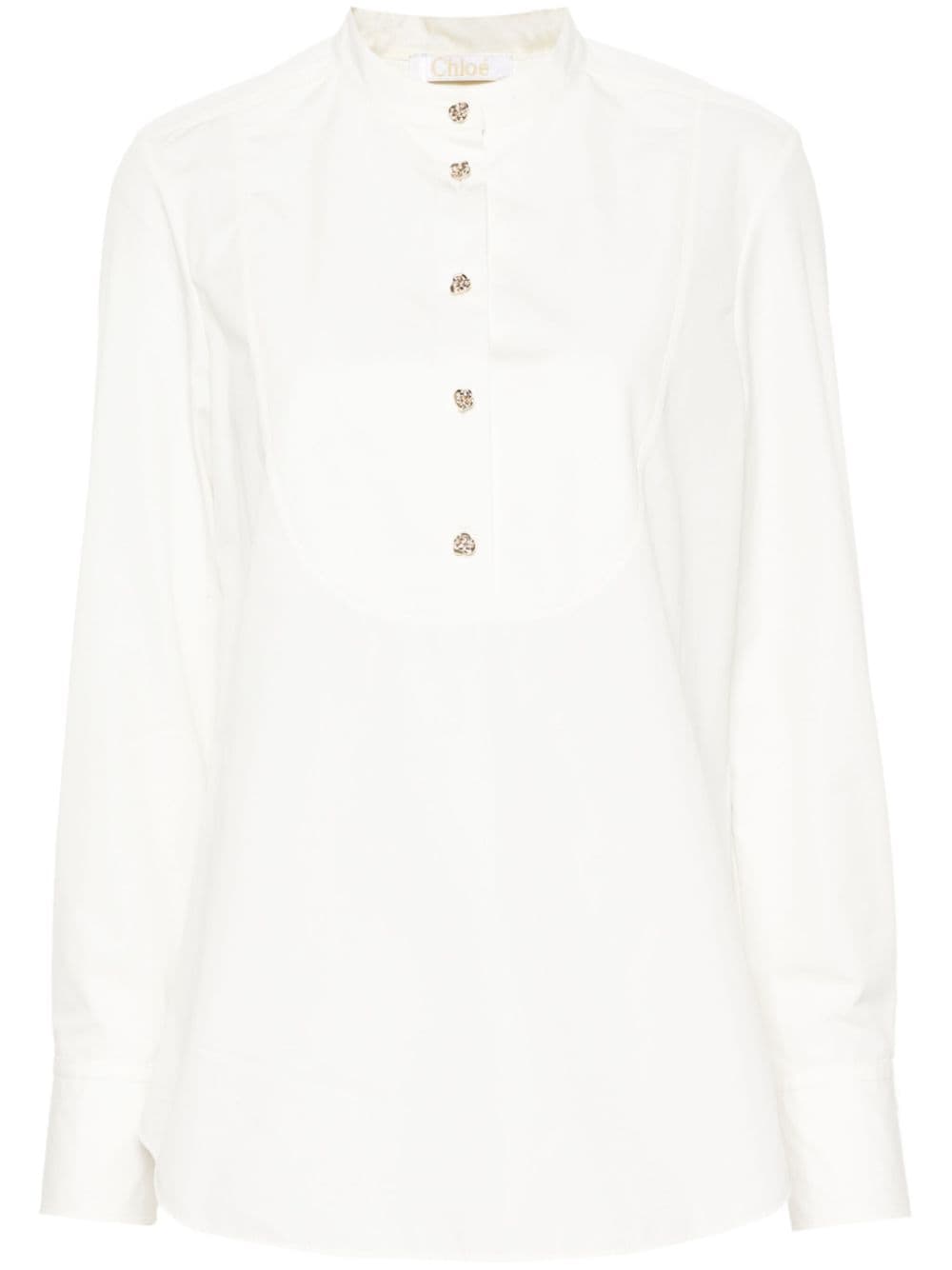 TOP ML BLANCO CUELLO MAO