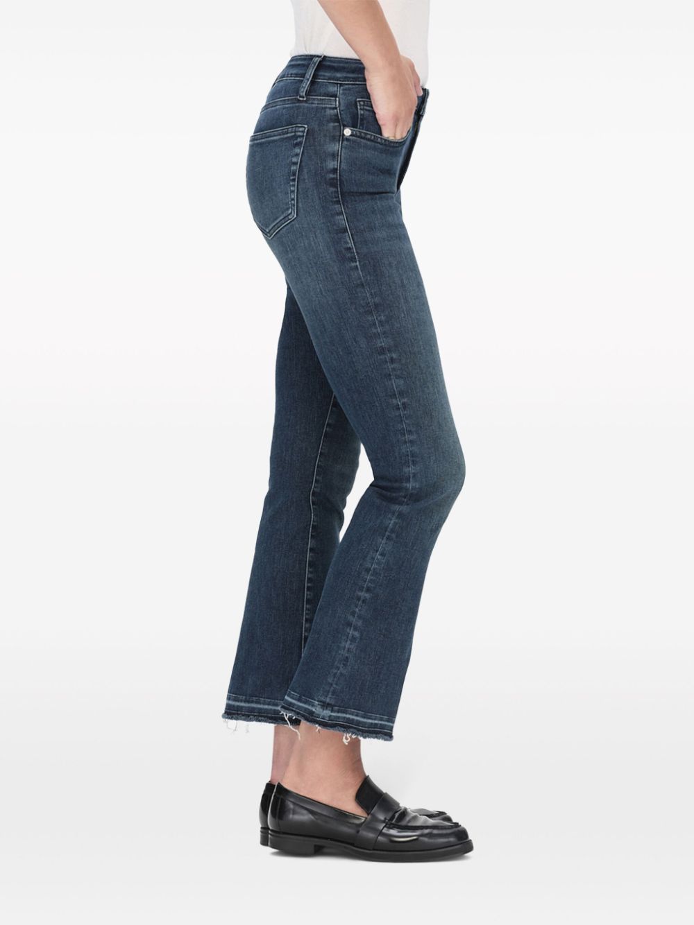 PANTALON JEAN LE CROP MINI BOOT DENIM