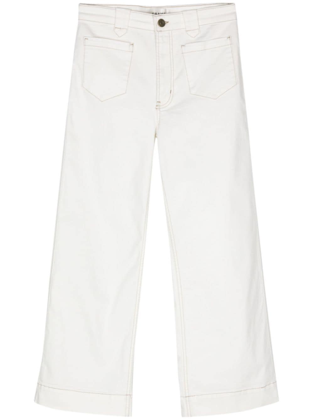 PANTALON RELAXED NATURAL COSTURA CAQUI