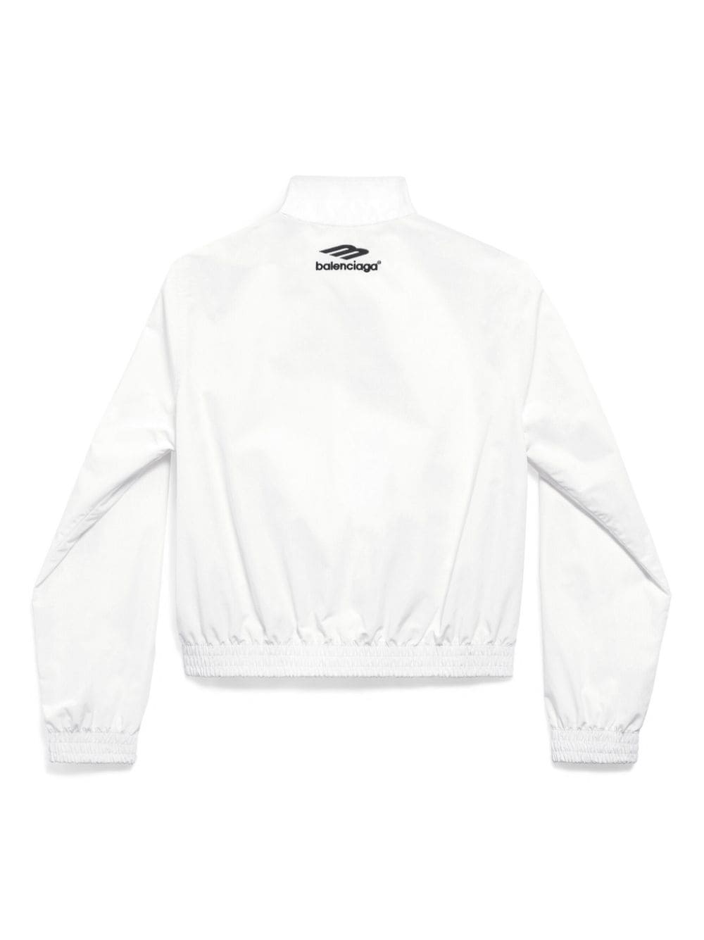 CHAQUETA SPORT BLANCA CORTA LOGO NEGRO