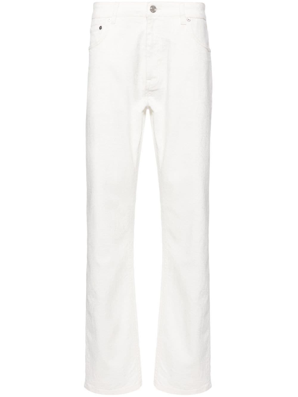 PANTALON 5B ROMA BLANCO AMEBAS RELIEVE