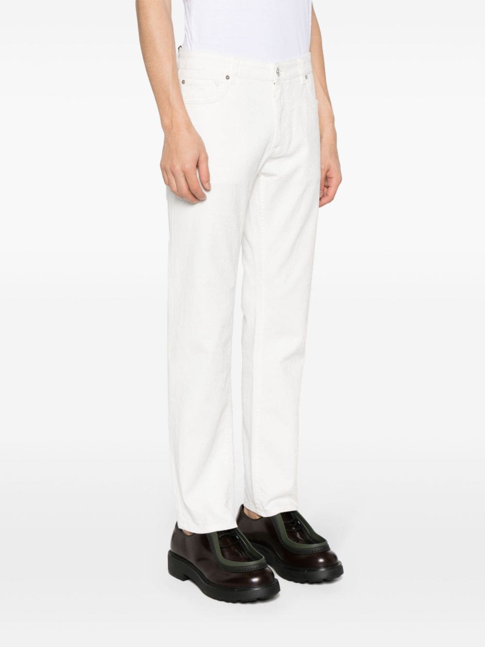 PANTALON 5B ROMA BLANCO AMEBAS RELIEVE