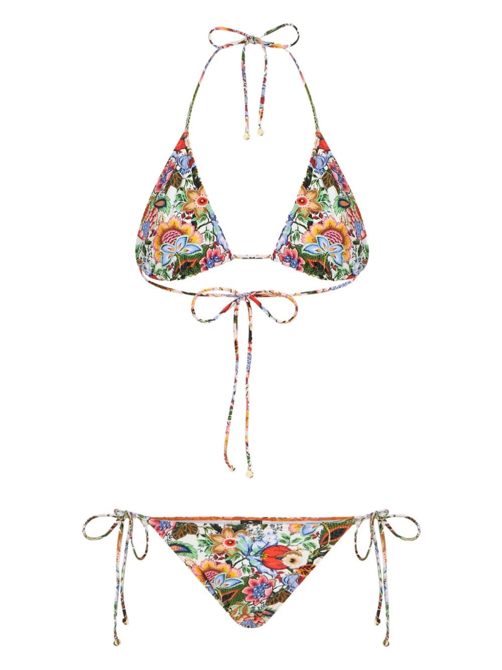 BIKINI BLANCO ESTAMPADO FLORES FRUTA