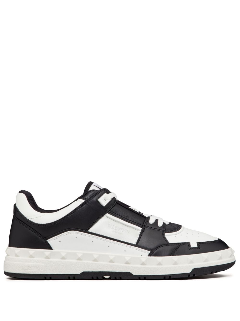 SNEAKER BLANCO NEGRO PIEL