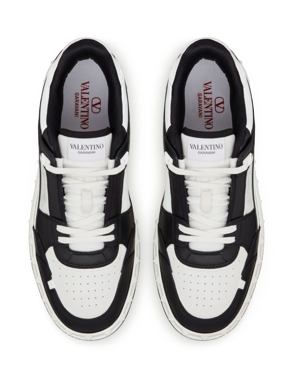 SNEAKER BLANCO NEGRO PIEL