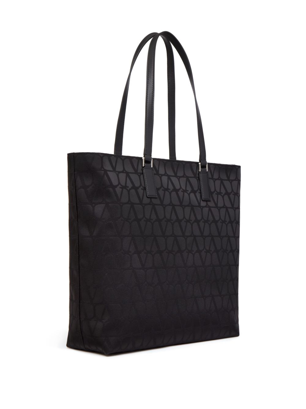 TOTE NEGRO CON MONOGRAMA