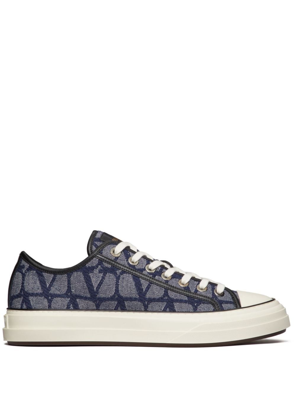 SNEAKER DENIM MONOGRAMA SUELA BEIGE