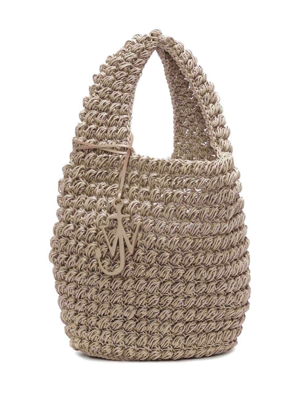 BOLSO CESTO M BEIGE NUDOS