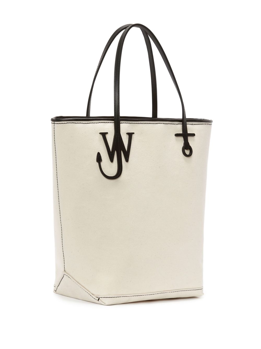 TOTE M NATURAL LOGO NEGRO ASA