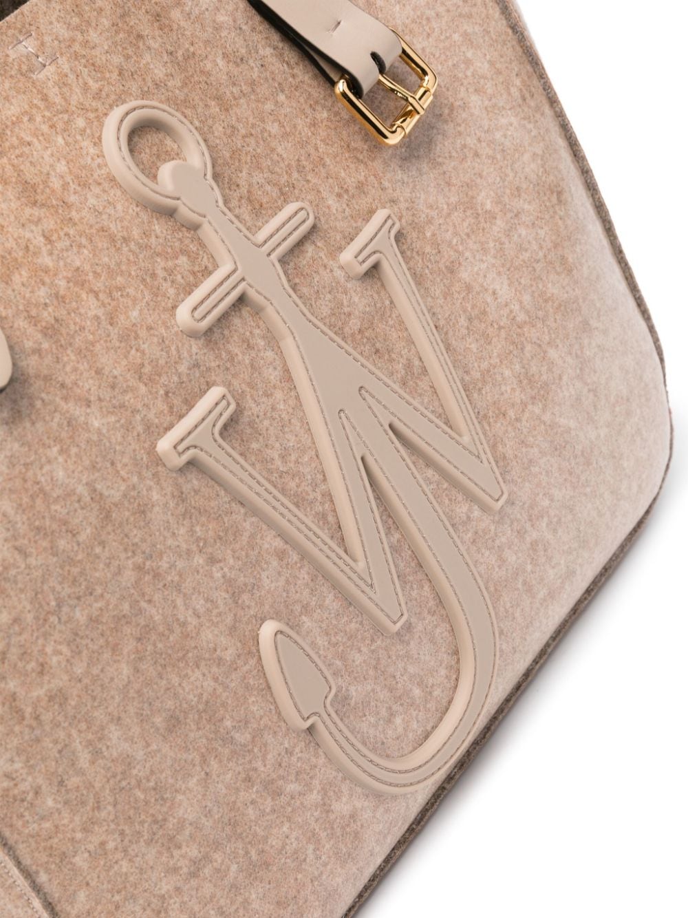 TOTE M TAUPE LOGO RELIEVE