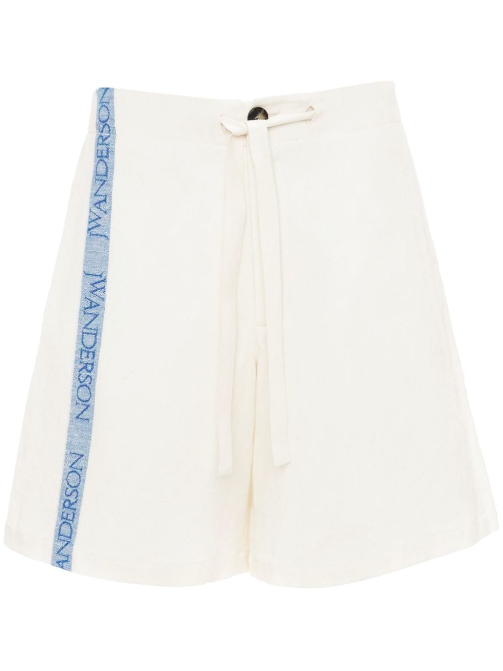 SHORT MAXI NATURAL LOGO AZUL