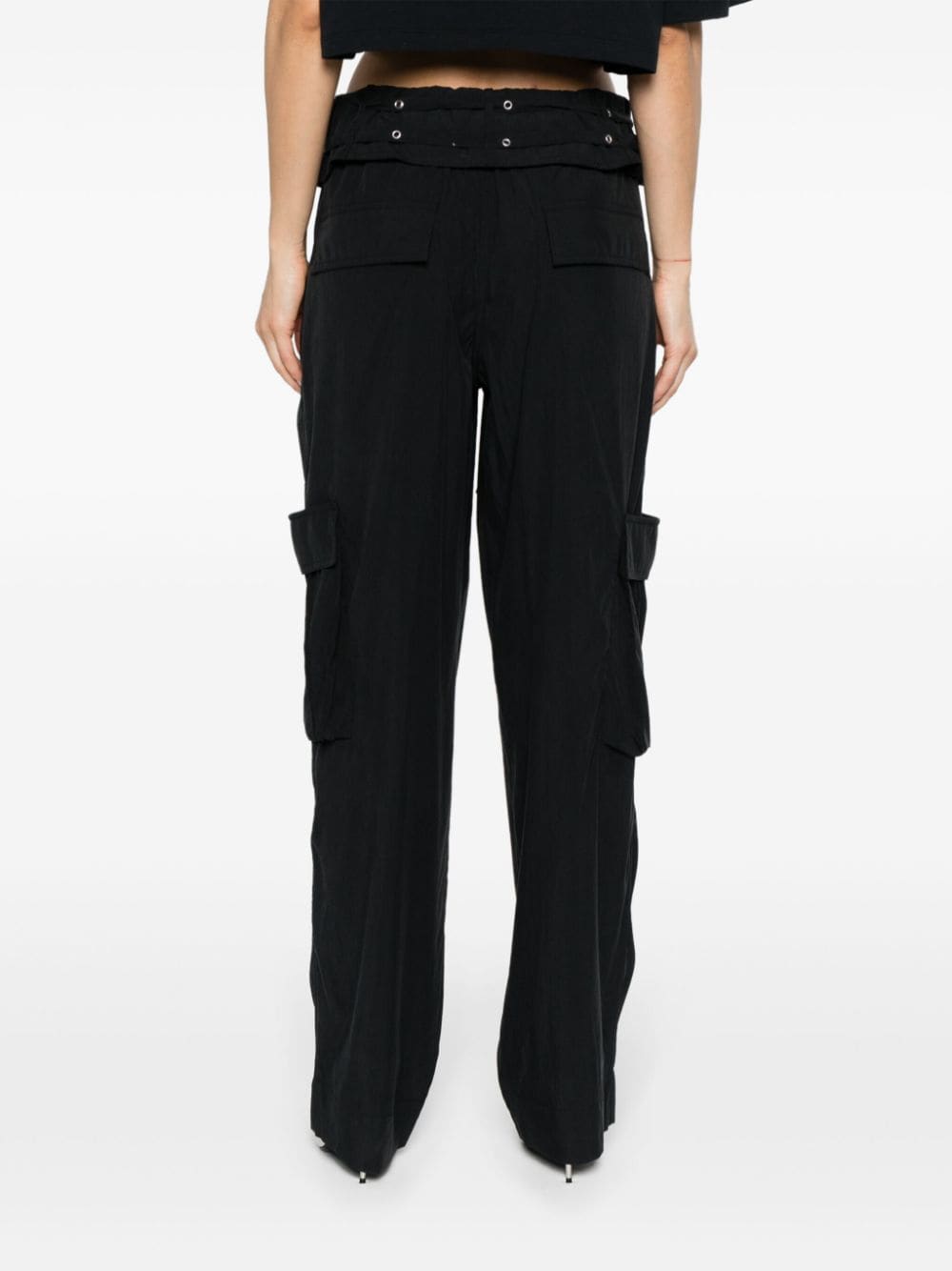 PANTALON HADJA CARGO NEGRO