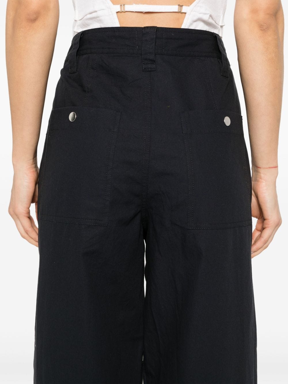 PANTALON CARGO KELVIN NEGRO ZIP METAL