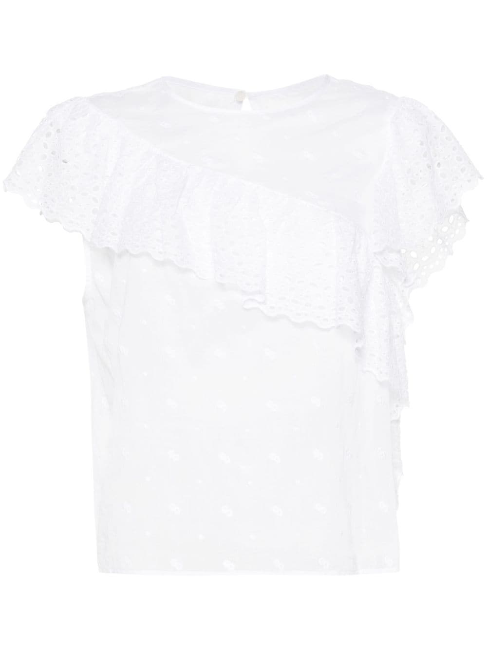 TOP SM SORANI BLANCO CON VOLANTE