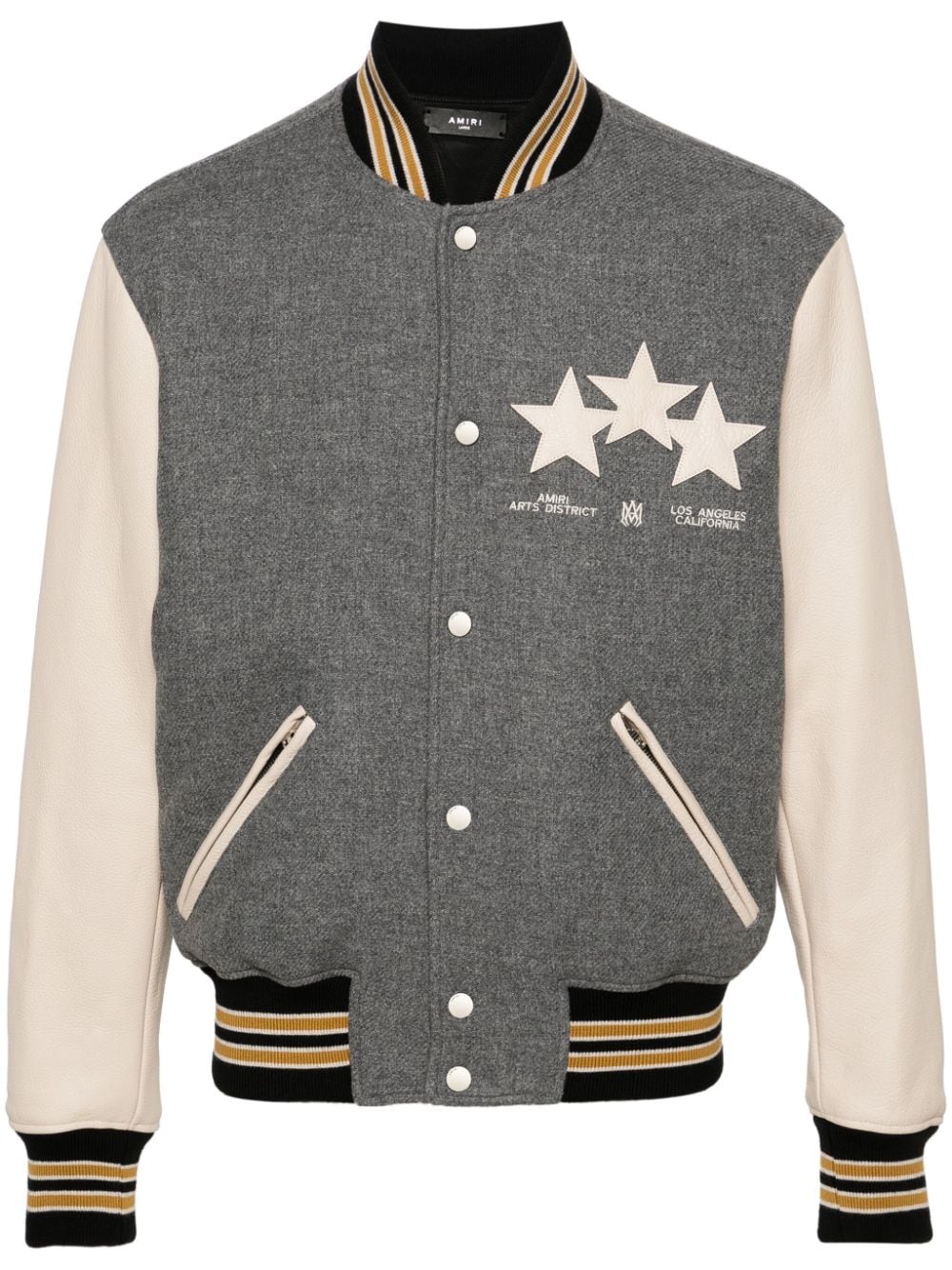 BOMBER OVER STARS VARSITY GRIS BEIGE 