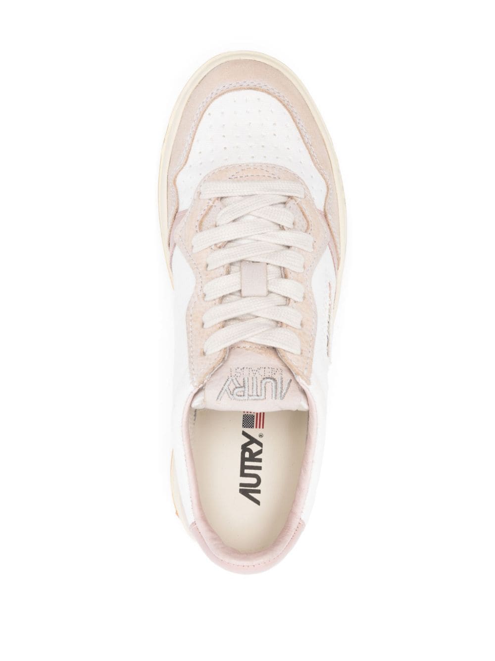 SNEAKER MEDALIST LOW BLANCA BEIGE ROSA