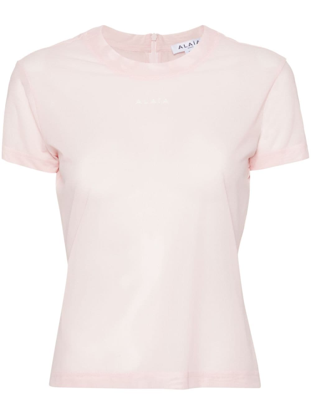 TOP MC JAUNE LICRA ROSA ZIP ESPALDA