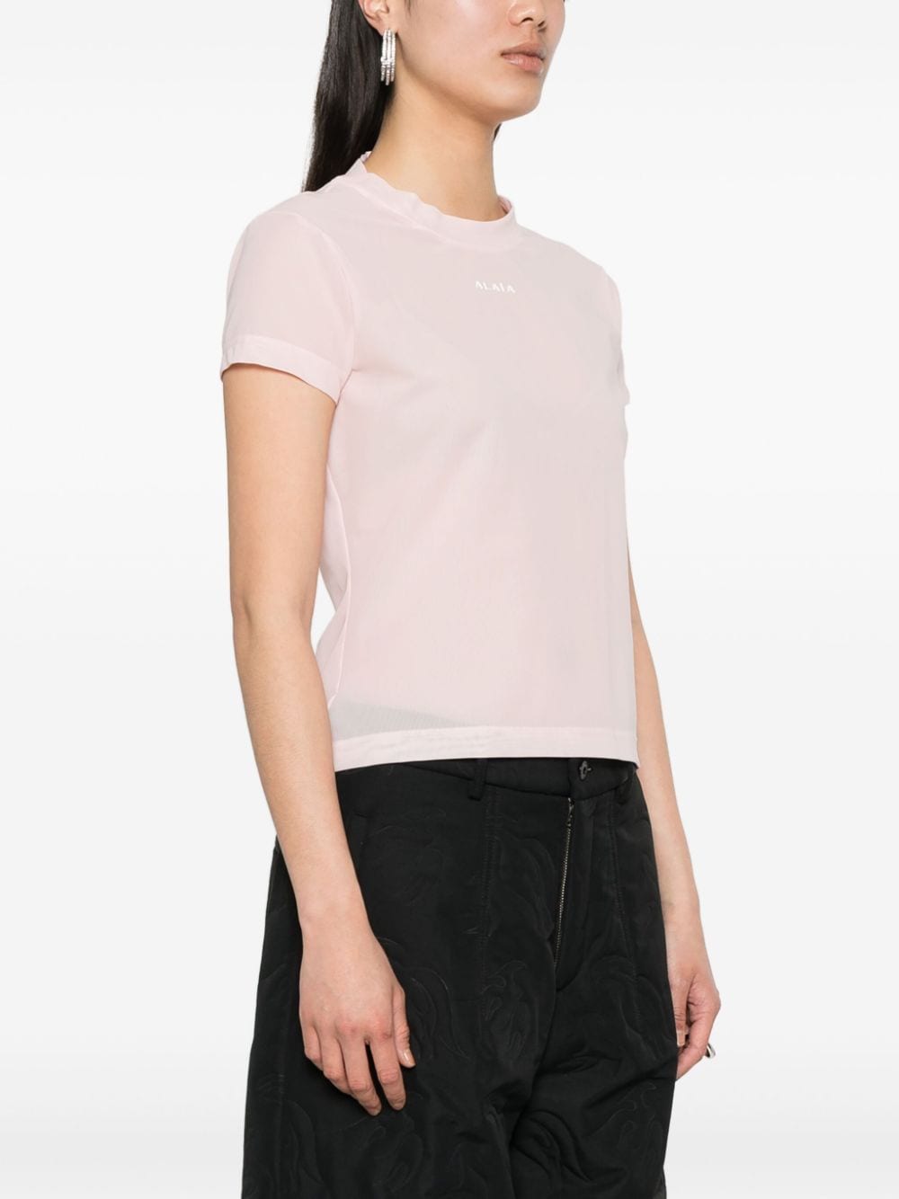 TOP MC JAUNE LICRA ROSA ZIP ESPALDA