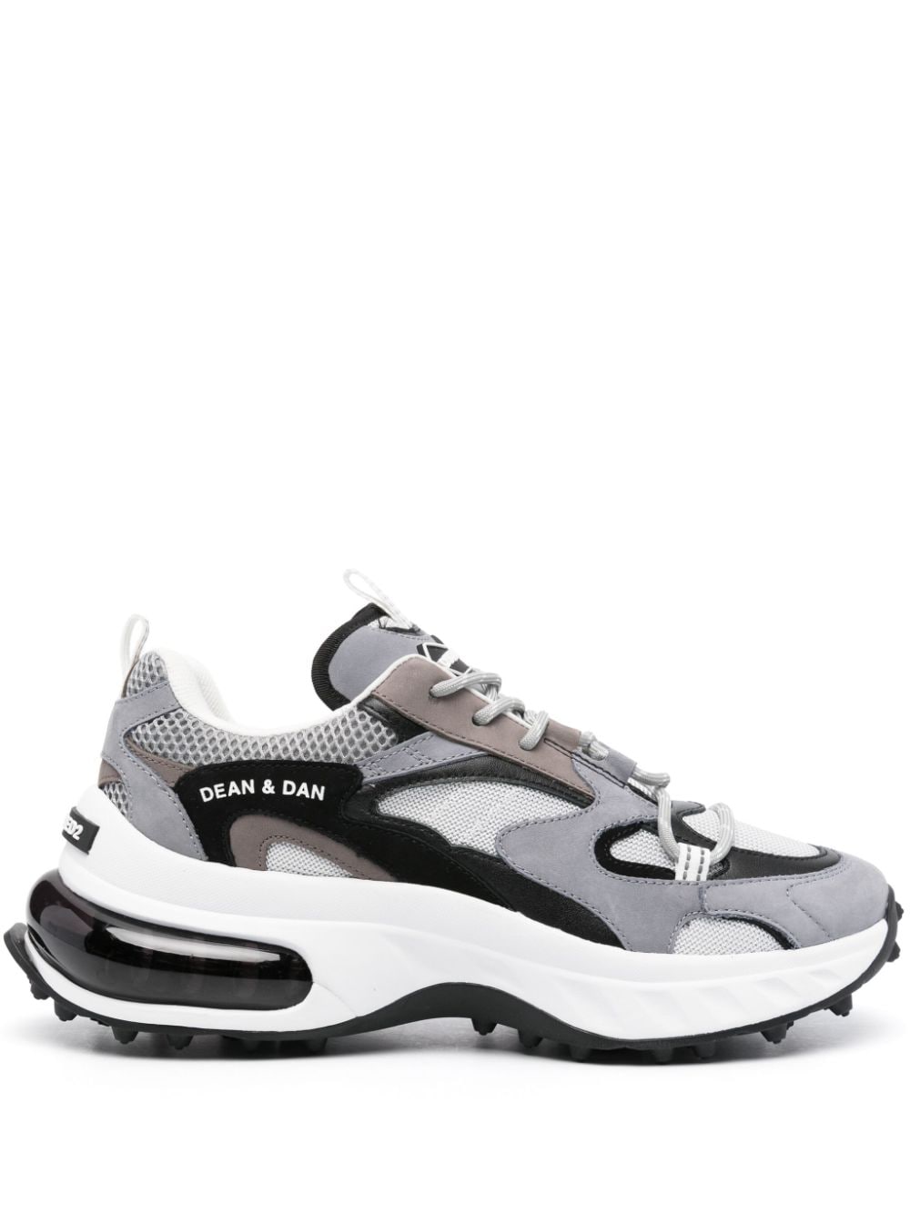 SNEAKER BUBBLE GRIS NEGRO BLANCO