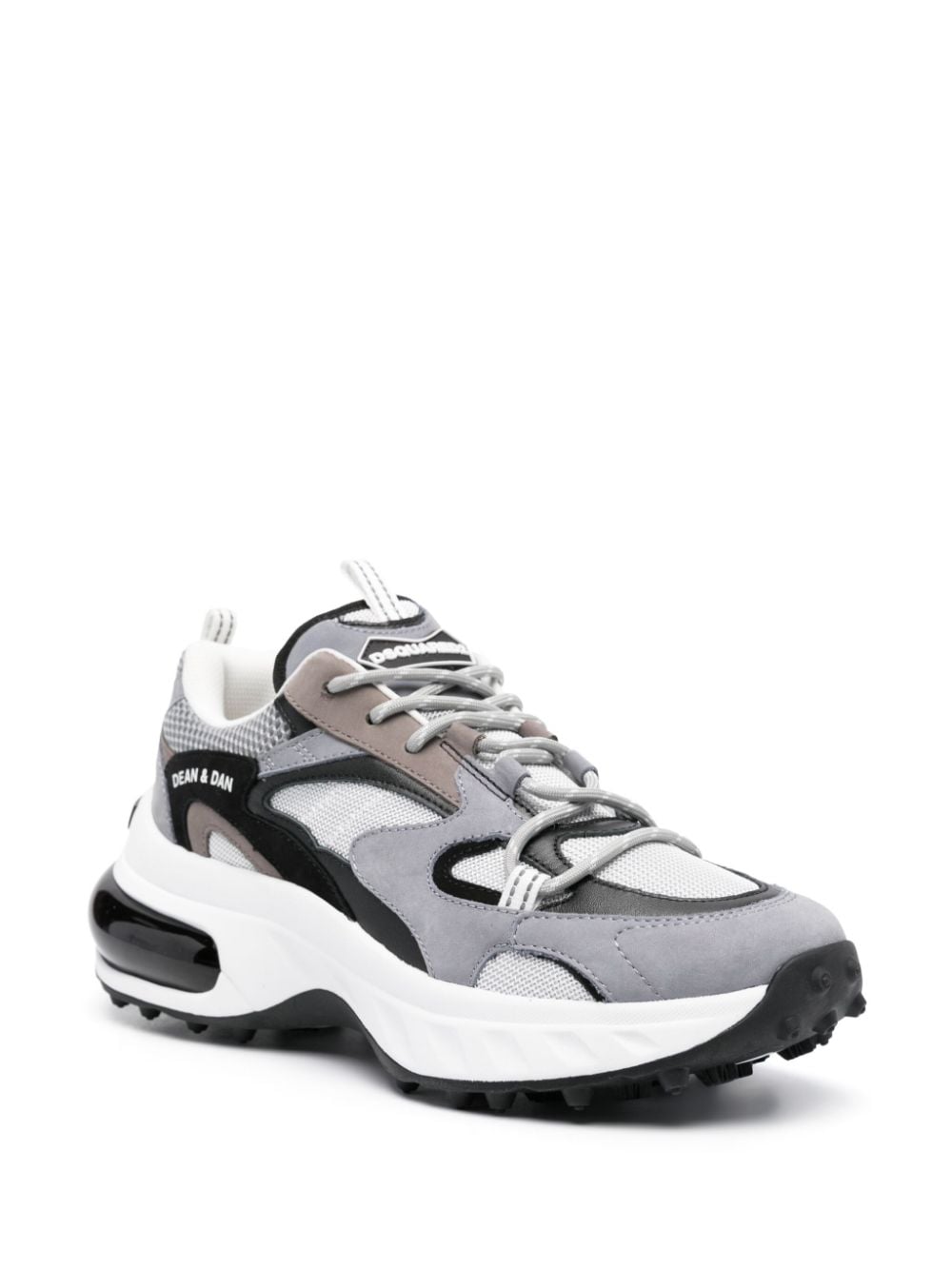 SNEAKER BUBBLE GRIS NEGRO BLANCO