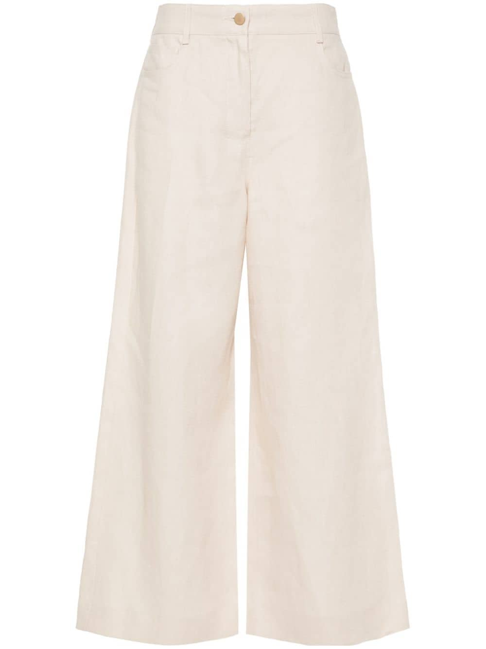 PANTALON LAPO LINO BEIGE CAMAL ANCHO