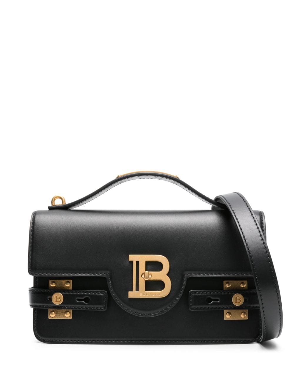 BOLSO BUZZ24 NEGRO LOGO DORADO