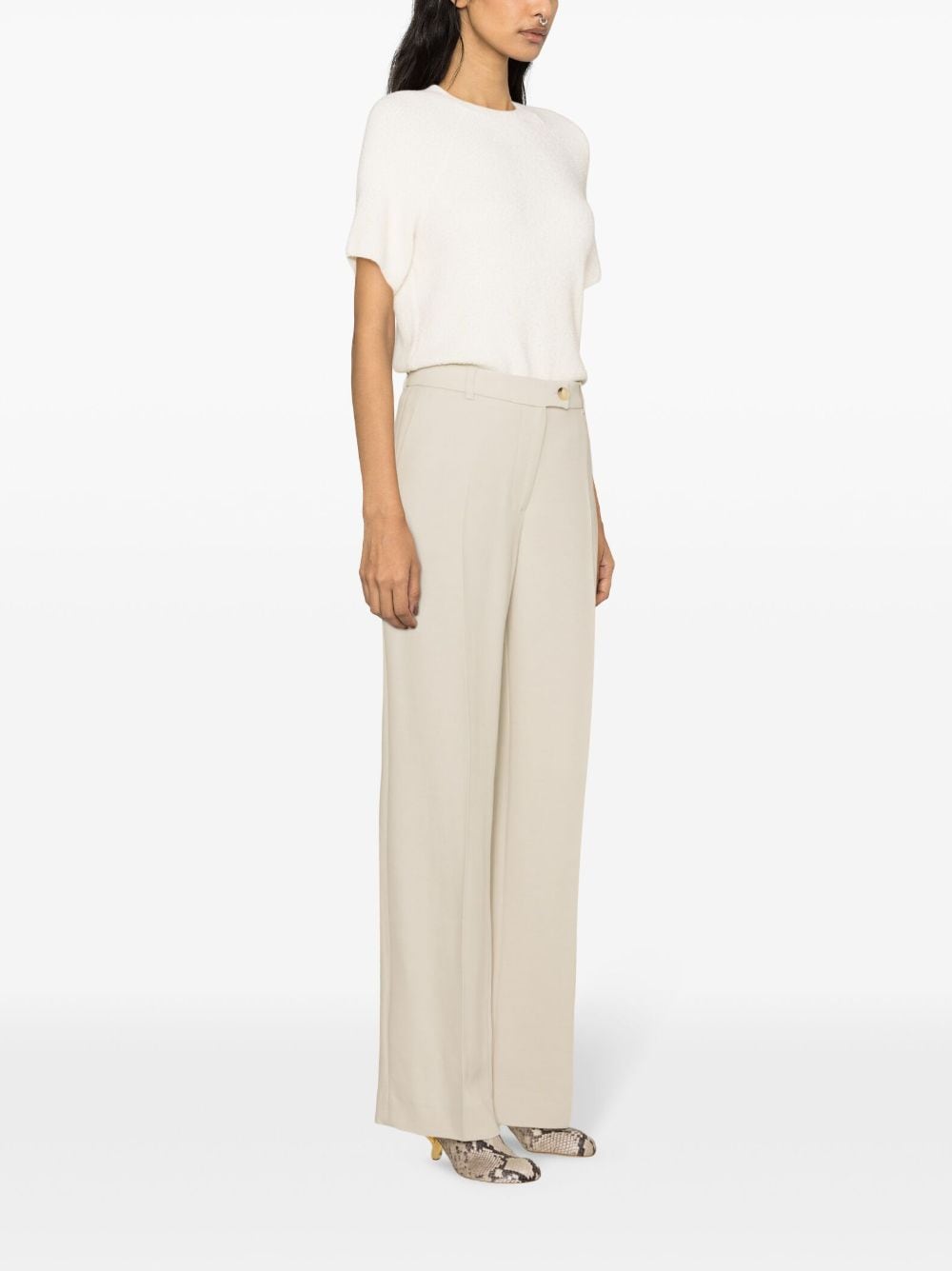 PANTALON RELAXED BEIGE CAMAL RECTO