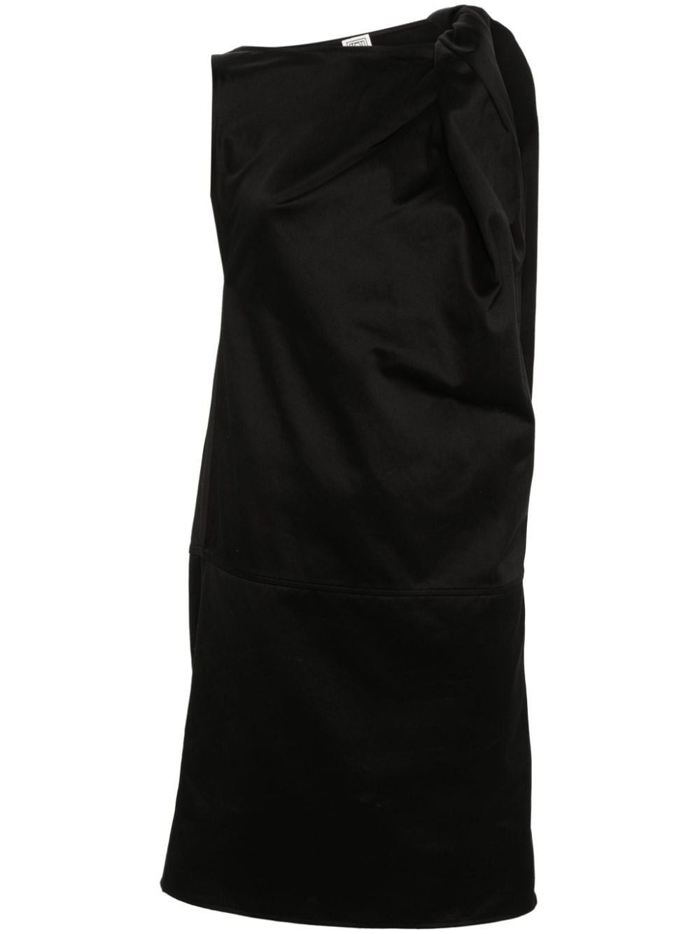 VESTIDO NEGRO NUDO HOMBRO