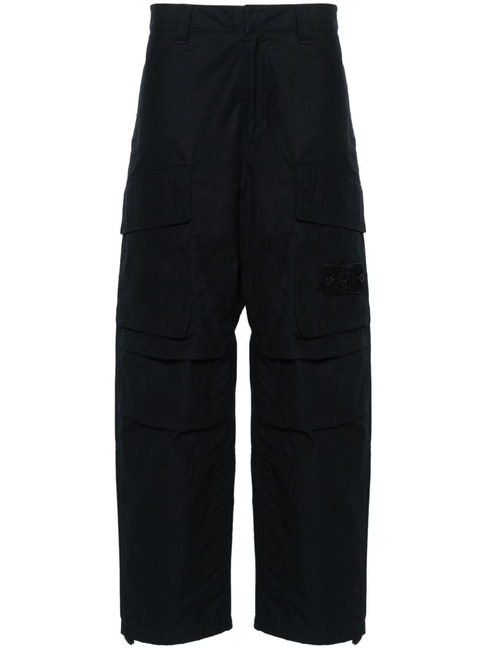 PANTALON CARGO MARINO PARCHE NEGRO LOGO