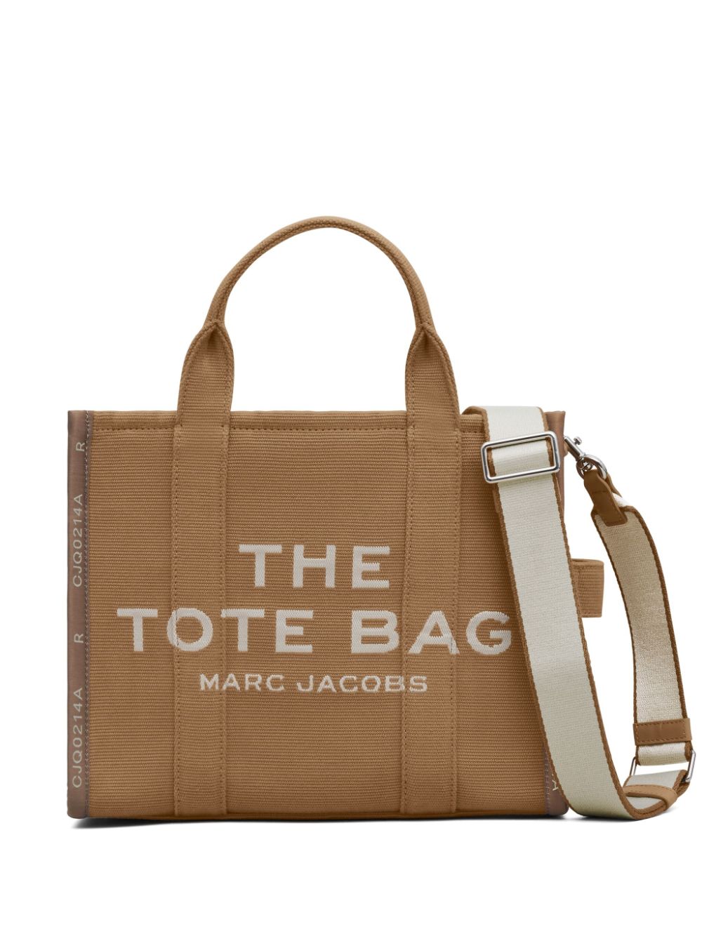 TOTE THE MEDIUM CAMEL LOGO BEIGE BORDADO